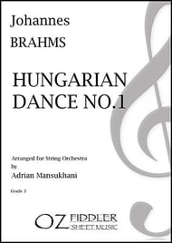 Hungarian Dance no.1 Orchestra sheet music cover Thumbnail